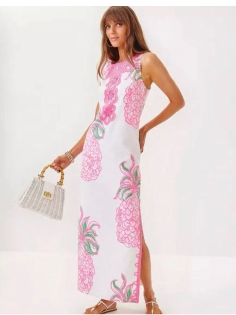 Lilly Pulitzer party like a pineapple 🍍 maxi